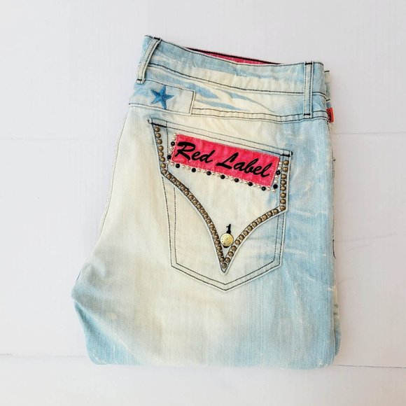 Robin's Jean Jeans New Mens Robins Jean Sz 38 Red Label Slim Fit